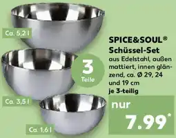 Kaufland SPICE&SOUL Schüssel-Set Angebot