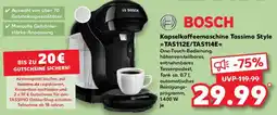 Kaufland BOSCH Kapselkaffeemaschine Tassimo Style TAS112E/TAS114E Angebot