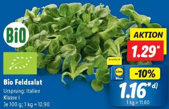 Lidl Bio Feldsalat Angebot