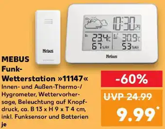 Kaufland MEBUS Funk Wetterstation 11147 Angebot