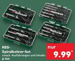 Kaufland PARKSIDE HSS Spiralbohrer-Set Angebot