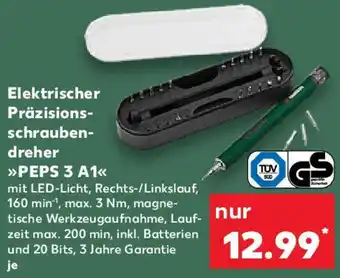 Kaufland PARKSIDE Elektrischer Präzisionsschraubendreher PEPS 3 A1 Angebot