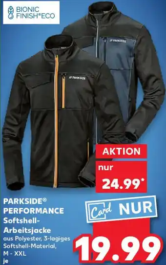 Kaufland PARKSIDE PERFORMANCE Softshell Arbeitsjacke Angebot