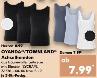 Kaufland OYANDA/TOWNLAND Achselhemden Angebot