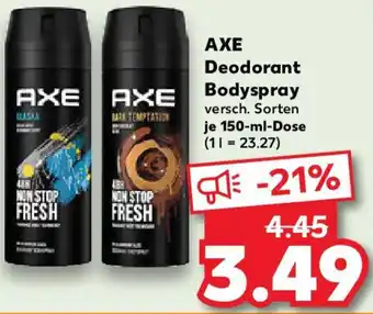 Kaufland AXE Deodorant Bodyspray Angebot