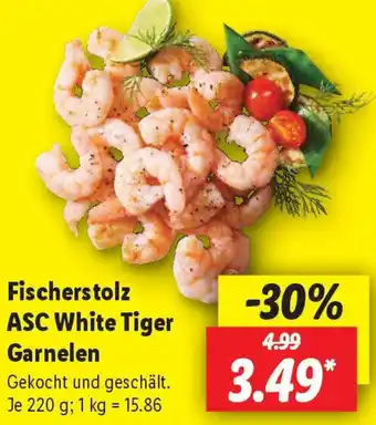 Lidl Fischerstolz ASC White Tiger Garnelen Angebot