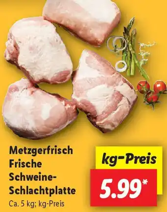 Lidl Metzgerfrisch Frische Schweine Schlachtplatte Angebot