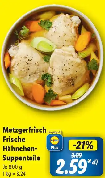 Lidl Metzgerfrisch Frische Hähnchen Suppenteile Angebot