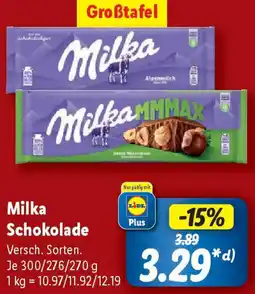 Lidl Milka Schokolade Angebot