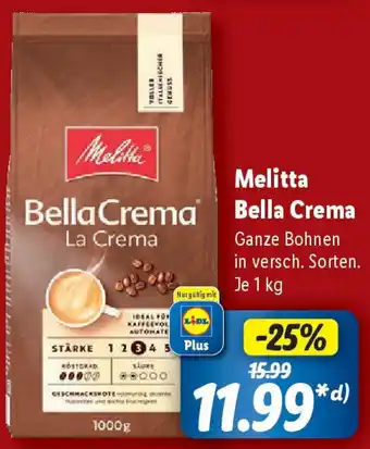 Lidl Melitta Bella Crema Angebot