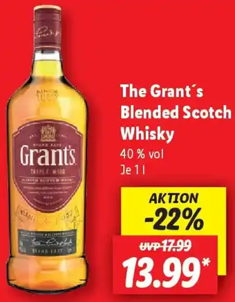 Lidl The Grant's Blended Scotch Whisky Angebot