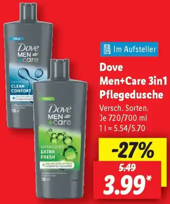 Lidl Dove Men+Care 3in1 Pflegedusche Angebot