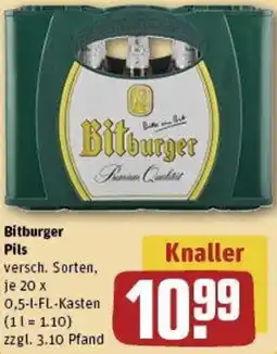 REWE Bitburger Pils Angebot