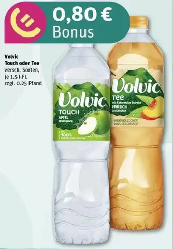 REWE Volvic Touch oder Tee Angebot