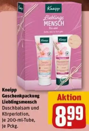 REWE Kneipp Geschenkpackung Lieblingsmensch Angebot