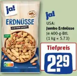 REWE ja! Jumbo Erdnüsse Angebot