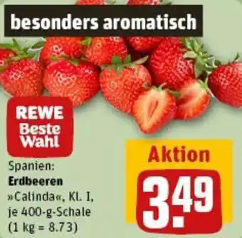 REWE Erdbeeren Angebot