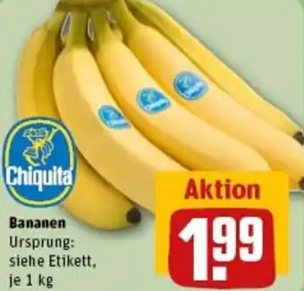 REWE Chiquita Bananen Angebot