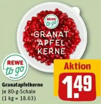 REWE REWE to go Granatapfelkerne Angebot