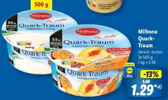 Lidl Milbona Quark-Traum Angebot