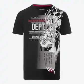 NKD Herren-T-Shirt mit großem Frontprint Angebot