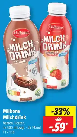 Lidl Milbona Milchdrink Angebot