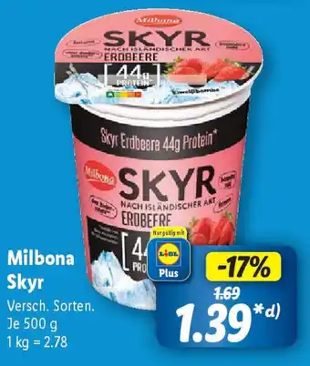 Lidl Milbona Skyr Angebot