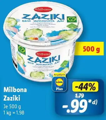 Lidl Milbona Zaziki Angebot