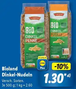 Lidl Bioland Dinkel-Nudeln Angebot