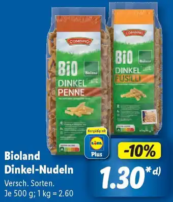 Lidl Bioland Dinkel-Nudeln Angebot