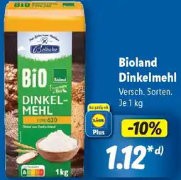 Lidl Bioland Dinkelmehl Angebot