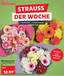 Kaufland Wochenstrauß Angebot