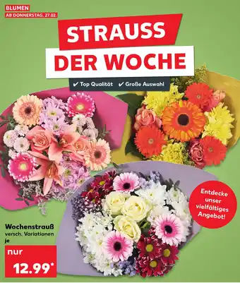 Kaufland Wochenstrauß Angebot