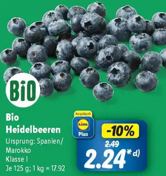 Lidl Bio Heidelbeeren Angebot