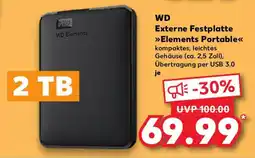 Kaufland WD Externe Festplatte Elements Portable Angebot