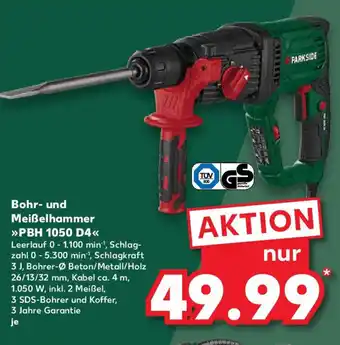 Kaufland Bohr- und Meißelhammer PHB 1050 D4 Angebot