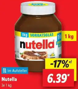 Lidl Nutella Angebot