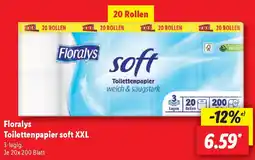 Lidl Floralys Toilettenpapier soft XXL Angebot