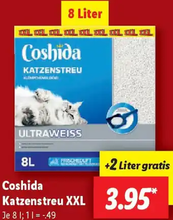 Lidl Coshida Katzenstreu XXL Angebot