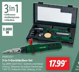 Lidl PARKSIDE 3-in-1-Gaslötkolben-Set Angebot