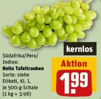 REWE Helle Tafeltrauben Angebot