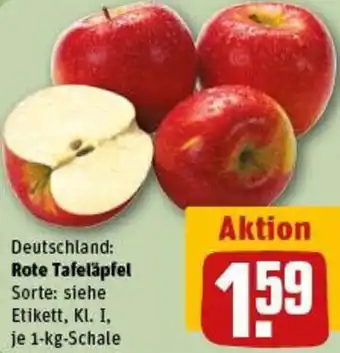 REWE Rote Tafeläpfel Angebot