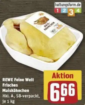 REWE REWE Feine Welt Frisches Maishähnchen Angebot