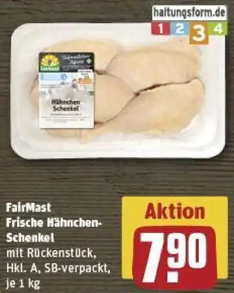 REWE FairMast Frische Hähnchen Schenkel Angebot