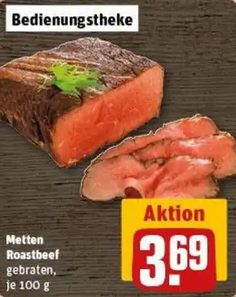 REWE Metten Roastbeef Angebot