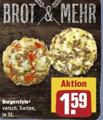 REWE BROT & MEHR Burgerstyle Angebot