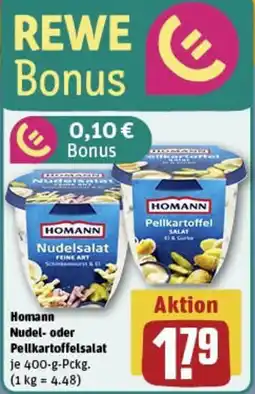 REWE Homann Nudel- oder Pellkartoffelsalat Angebot