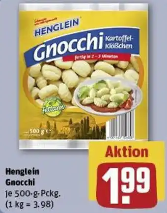 REWE Henglein Gnocchi Angebot