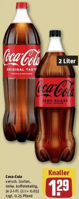 REWE Coca-Cola Angebot