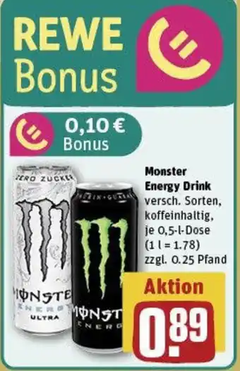 REWE Monster Energy Drink Angebot